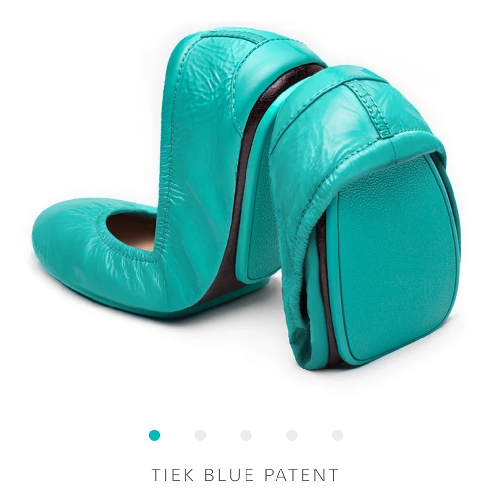 Tieks Tiek Blue Patent